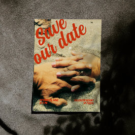 Foto do Chic Retro 90 Salvar Convite de Data