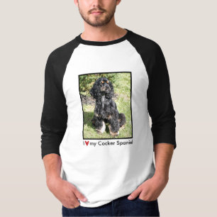Foto do coquetel Spaniel na camisa de manga longa