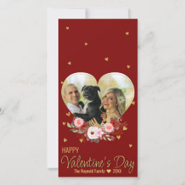 Foto do coração do dia de os namorados Dourado Ver