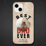 Foto do Dia dos Pais do Melhor Pai Alguma Vez com<br><div class="desc">O Melhor Pai Moderno Nunca Espalhou A capas de iphone de Foto do Dia do Pai. O texto está na tipografia da moda e a foto está em um quadro redondo. Personalize o texto e adicione sua foto. Um doce presente para um pai ou avô no Dia do Pai ou...</div>