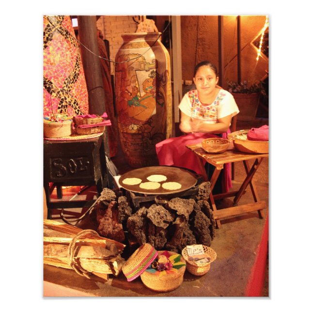 Foto do fazer de Tortilas, mexicano (Frente)