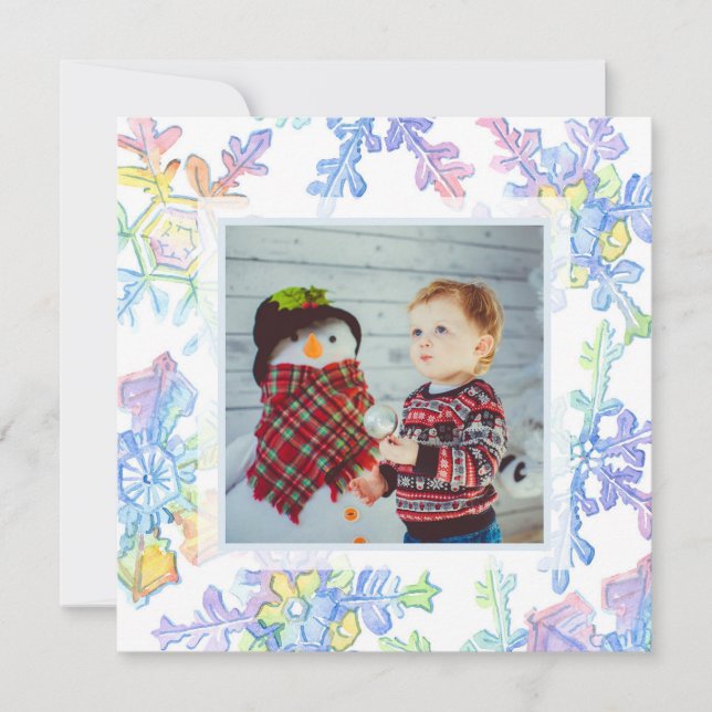 Foto do Floco de Neve de inverno da Pastel Waterco (Frente)