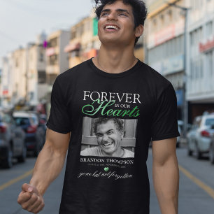 Foto do Funeral Verde Negro Memorial T-Shirt