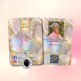 Foto do logotipo, foto da joia opal de brinco de o