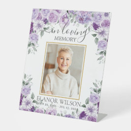 Foto do Memorial do Funeral Floral Purple Lilac