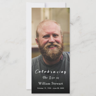 Foto do moderno Funeral Cartão de Oração Memoria