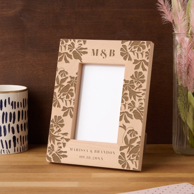 Foto do Monograma do Casal de Casamento Personaliz (Left)