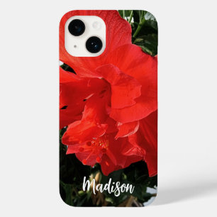 Foto do nome personalizado Orange Double Hibiscus