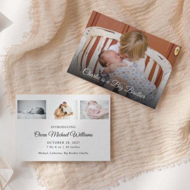 Foto do Novo Bebê Grande Anúncio de Nascimento do  (Criador carregado)