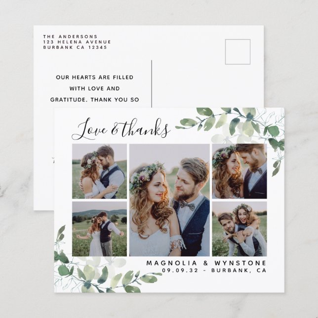 Foto do Orçamento Casamento Eucalyptus Obrigado Ca (Frente/Verso)