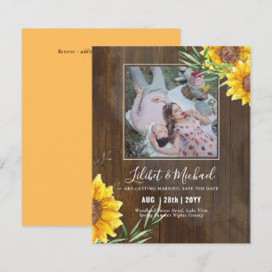 Foto do orçamento Salvar data ou Sunflower Russo d