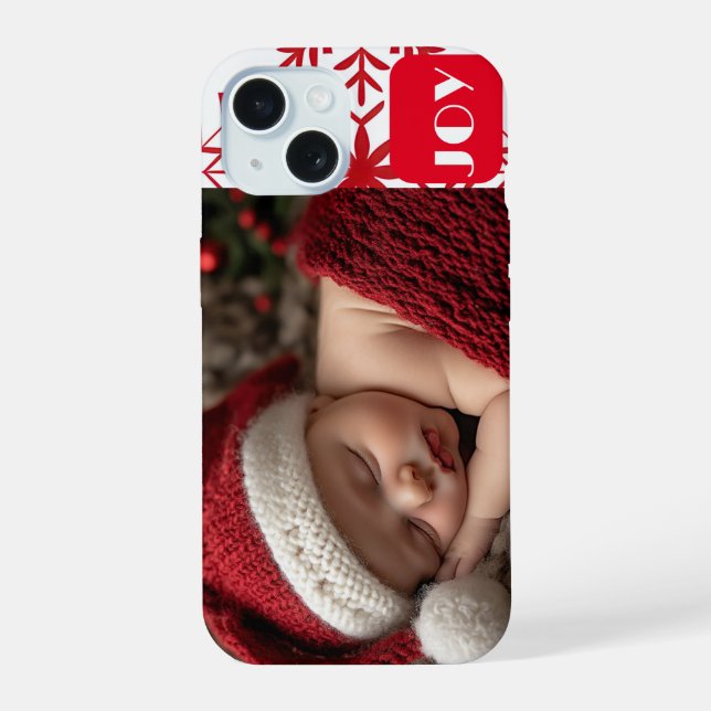 Foto do Primeiro Natal do Bebê Fofo (Verso)
