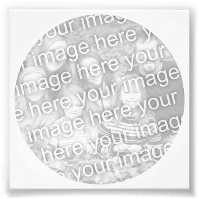 Foto do quadro do círculo branco (Frente)