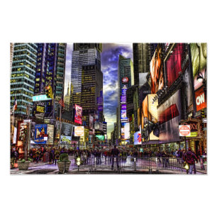 Foto do Times Square em HDR