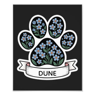 Foto Dog Memorial Sympathy Keepsaet Pet Loss