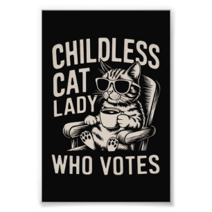 Foto Dona de Gato sem Filhos Voto Eleitoral 2024 Kamala