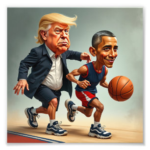 Foto Donald Trump Barack Obama