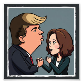 Foto Donald Trump é Kamala Harris a escolha decisiva.