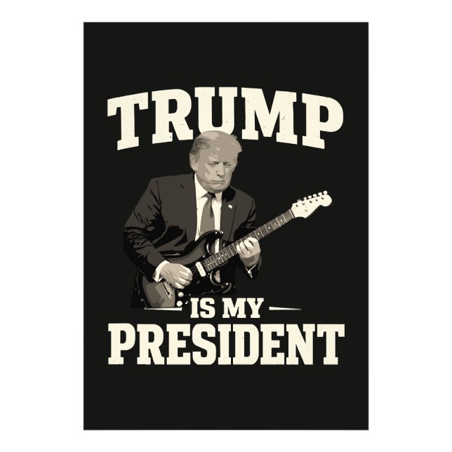Foto Donald Trump É Meu Presidente (Frente)