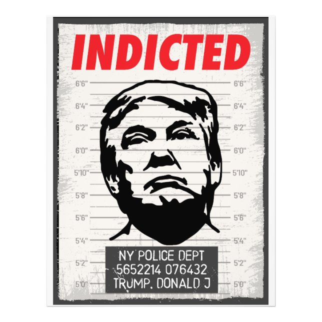 Foto Donald Trump indiciado (Frente)