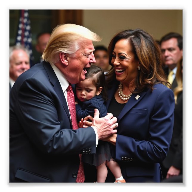 Foto Donald Trump Kamala harris (Frente)