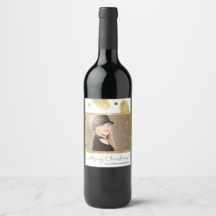 Foto Dourado do brilho do Feliz Natal - etiqueta