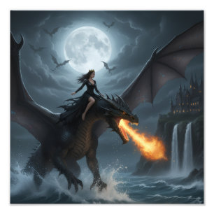 Foto Dragão - Carona da Rainha Escura
