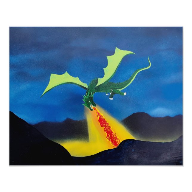Foto Dragão que Solta Fogo (Frente)