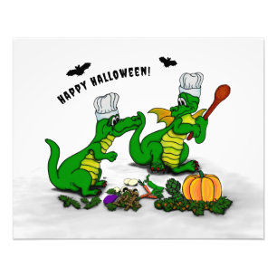 Foto Dragões - Feliz Halloween! Hoje eu vou cozinhar