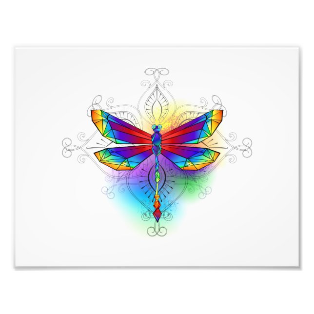Foto Dragonfly Poligonal (Frente)