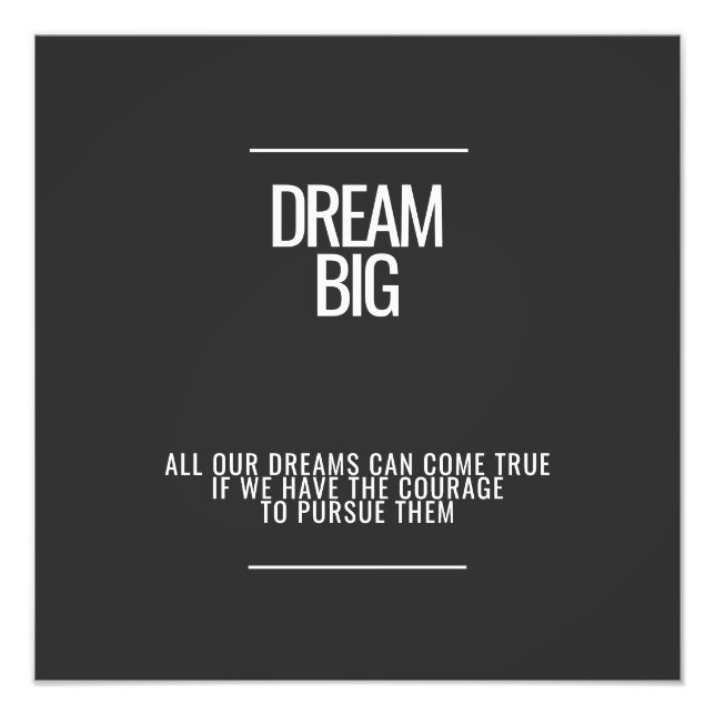 Foto Dream Big Photo Extension (Frente)