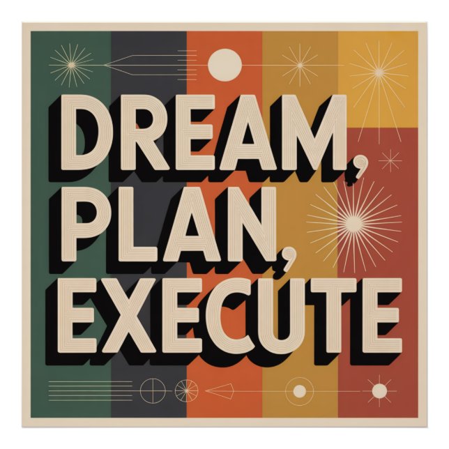 Foto Dream, Plan, Execute (Frente)