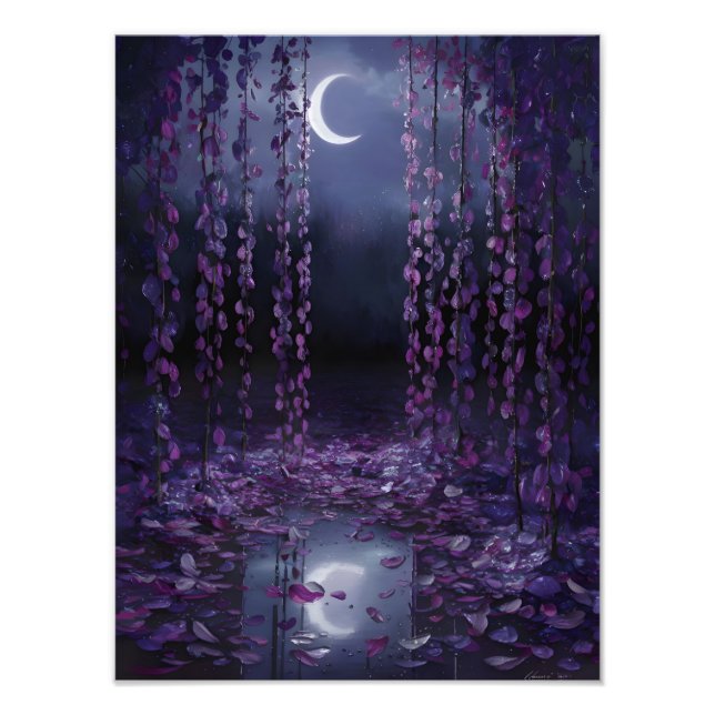 Foto Dreamy Moonlight Willow Tree (Frente)