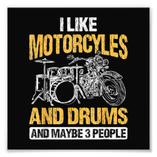 Foto Drummer Drummer Eu Gosto De Motociclos E Tambores