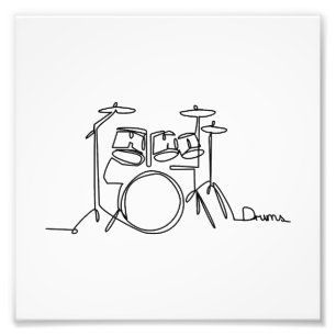 Foto Drummer Music Design Um Tambor De Linha