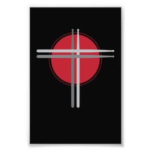 Foto Drumsticks entre tambores