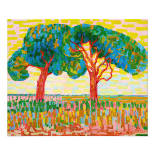 Foto Duas Árvores, 1910, por Jacoba van Heemskerck