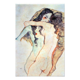 Foto Duas Mulheres se Abraçando | Egon Schiele |