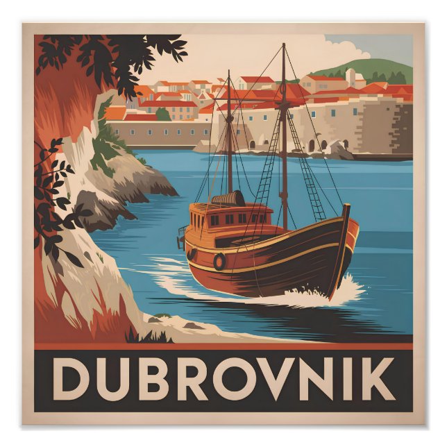 Foto Dubrovnik vintage (Frente)