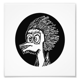 Foto Duck man portrait sketchy drawing