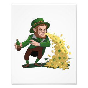 Foto Duende Irlandês Jogando Biscoitos da Sorte Engraça