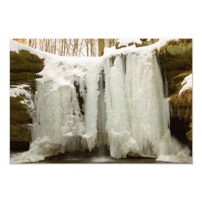 Foto Dundee Falls em Winter, Ohio (Frente)