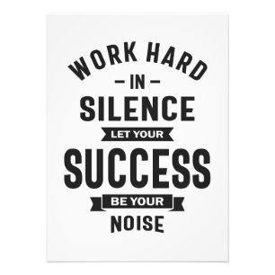 Foto Duro De Trabalho Em Silêncio - Que O Êxito Faça O