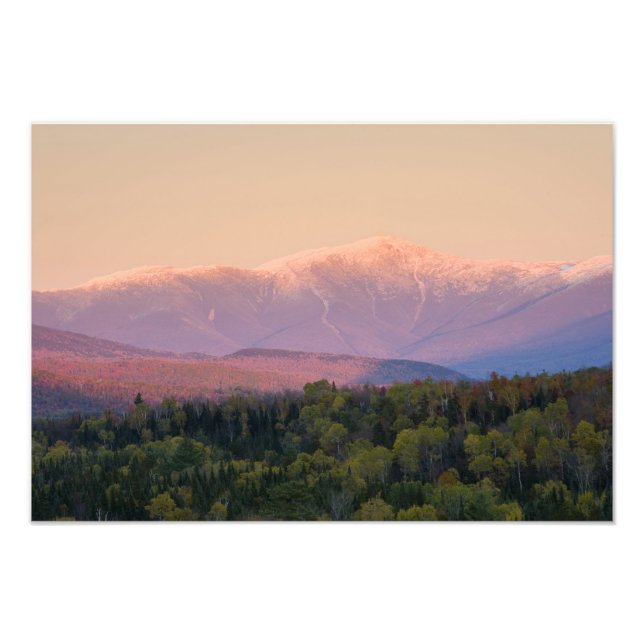Foto Dusk e Monte Washington em New Hampshire (Frente)
