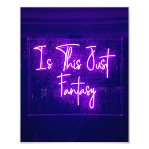 Foto É Apenas Fantasia Citação de Neon Sinal
