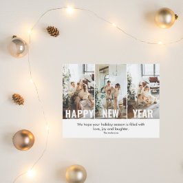 Foto e Feliz ano novo de Colagem Moderna
