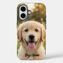 Foto e Nome Personalizados do Retriever Dourado 