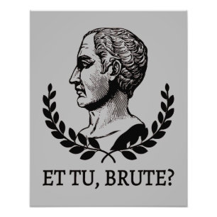 Foto E tu, Brute? Citação V de Julius Caesar, de Shakes