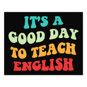 Foto É Um Bom Dia Para Ensinar Inglês I