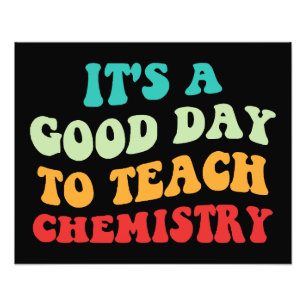 Foto É um bom dia para ensinar química